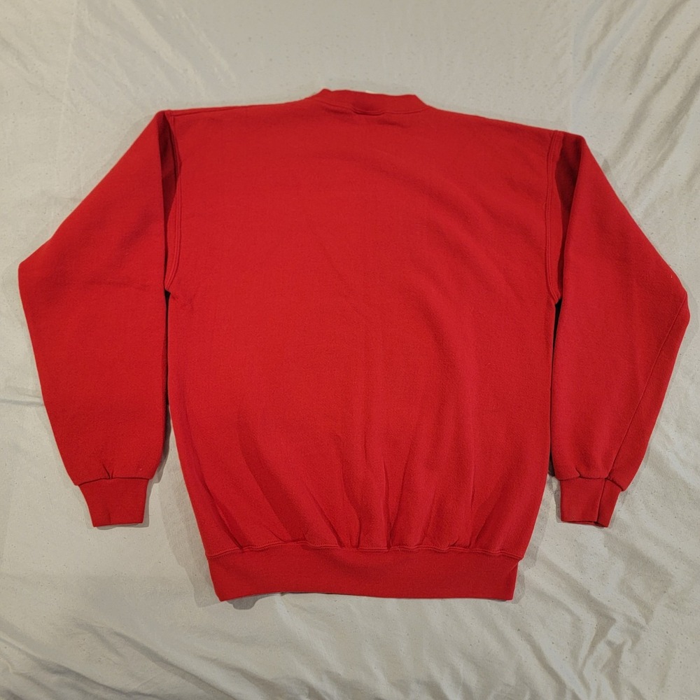 Ohio State Crewneck Sweatshirt Adult Large Red Vintage PM Sports‎ Buckeyes OSU - Picture 3 of 9